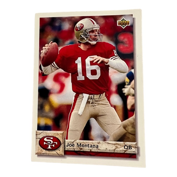 Vintage Joe Montana Lot 2 Football Cards Chiefs / 49ers - Picture 4 of 5